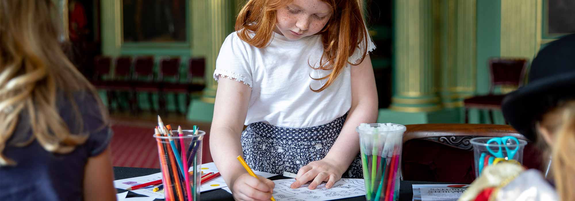 Family crafts at the Mansion House