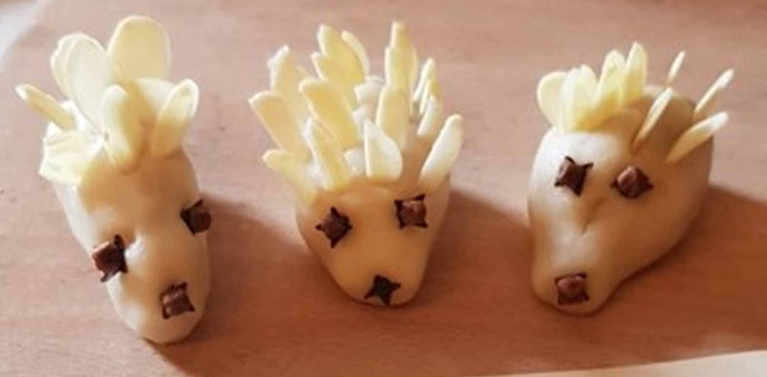 Marzipan hedgehog recipe