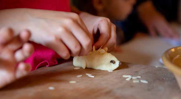 Marzipan hedgehog sweet