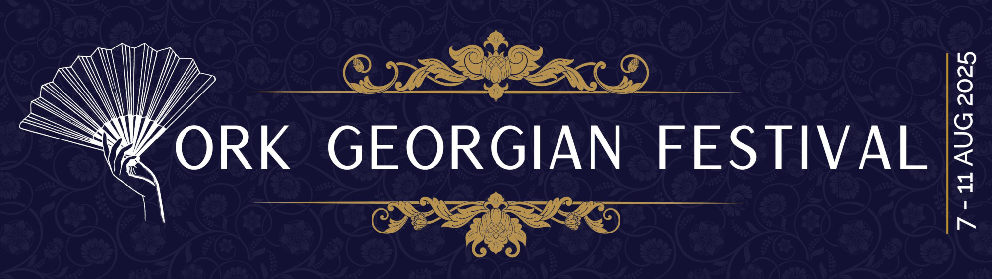 York Georgian Festival banner, August 7 to 11