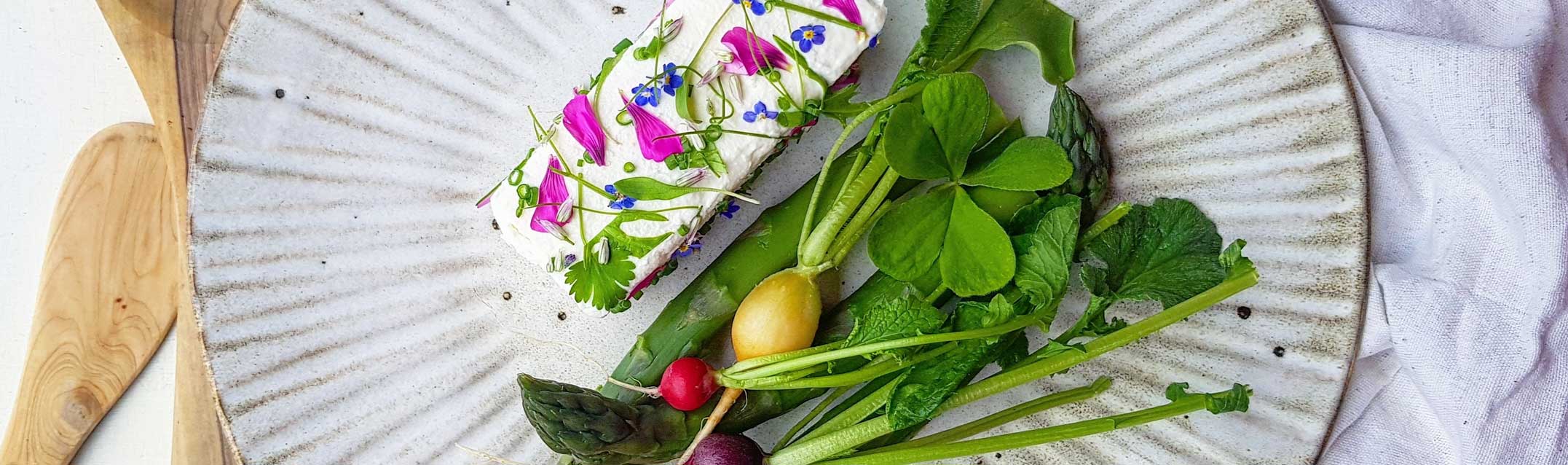 Pastelle chevre asparagus