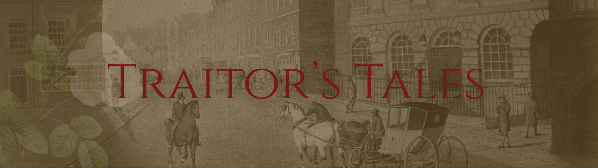 a decorative image with the text Traitor's Tales