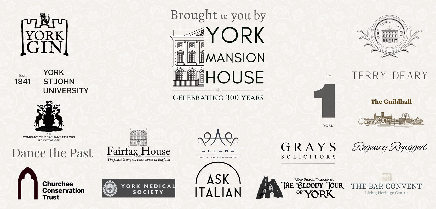 York Georgian Festival partner logos